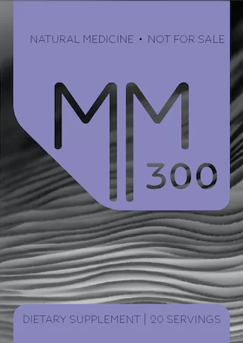 Example of microdosing packet with 300mg pills